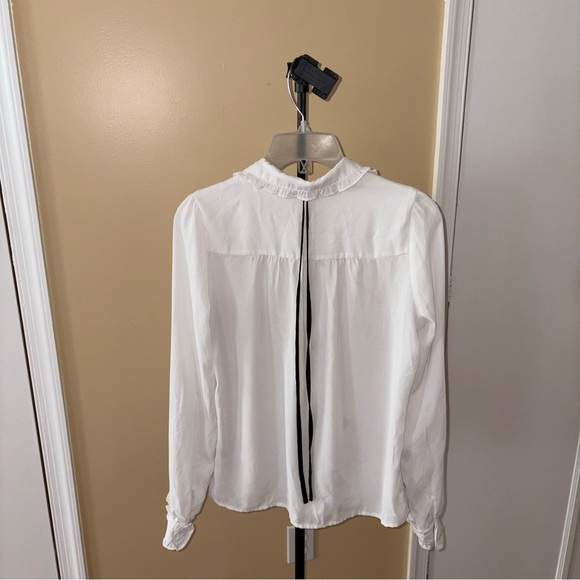 Timing White Ruffle Blouse - Picture 6 of 6